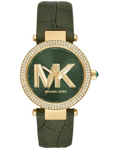 michael kors hodinky zelene|Michael Kors green.